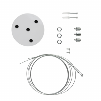 Светильник светодиодный Geometria ЭРА Ring SPO-133-W-40K-045 45Вт 4000К 3200Лм IP40 600*600*80 белый подвесной'