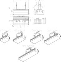 LED светильник SVT-STR-VAR-135W-65-GL'