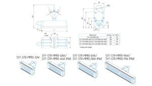 LED светильник SVT-STR-MPRO-61W-CRI80-5700K'