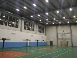 Модернизация освещения спортивного зала игровых видов спорта СК Курганово'